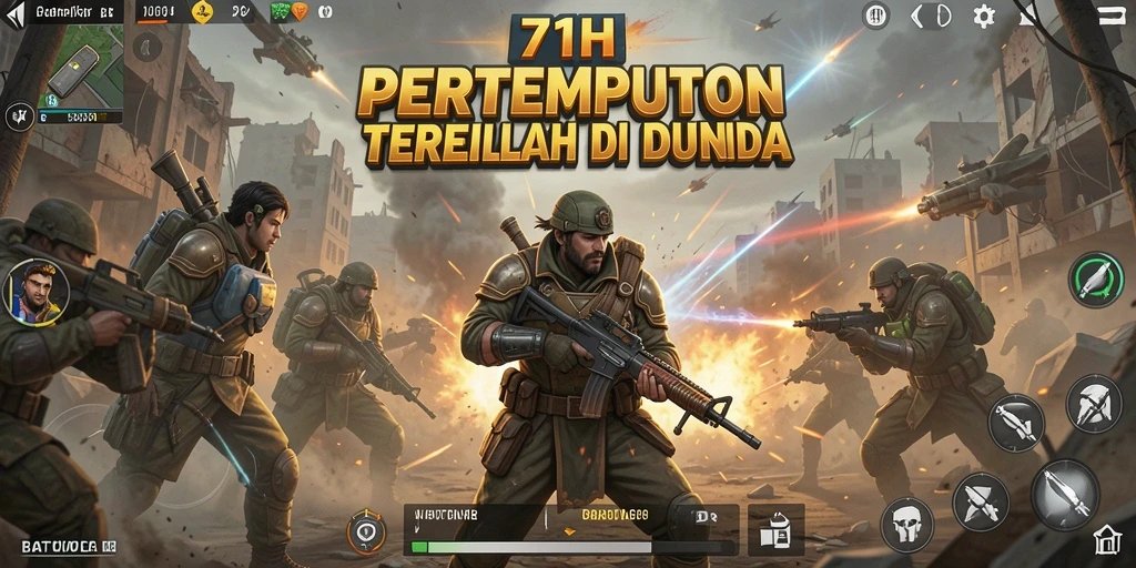 Tangkapan layar gameplay <strong>71H</strong> yang menampilkan aksi seru dan intens.