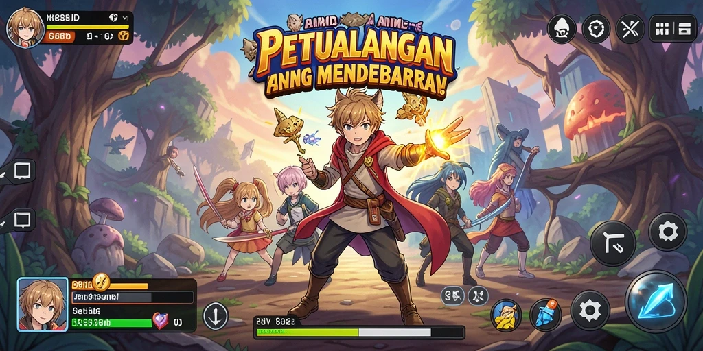 Tampilan gameplay 88ID yang penuh warna dan dinamis.