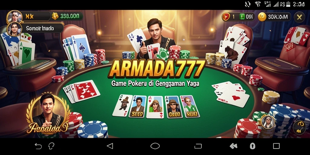 Screenshot gameplay yang menampilkan aksi poker yang mengasyikkan.