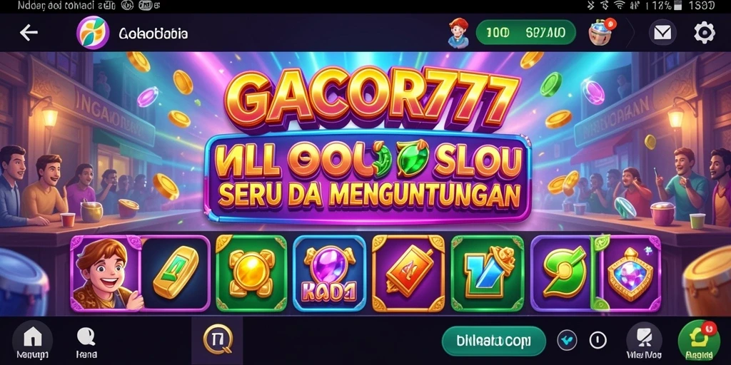 Tampilan gameplay menarik di GACOR777 dengan fitur slot yang mengasyikkan.