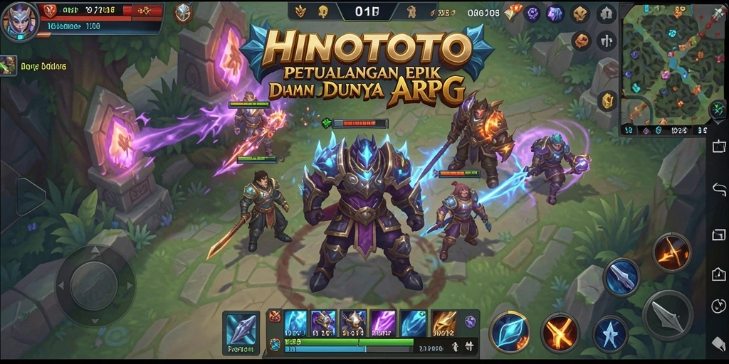 Tampilan gameplay HINOTOTO yang menakjubkan dan penuh aksi.