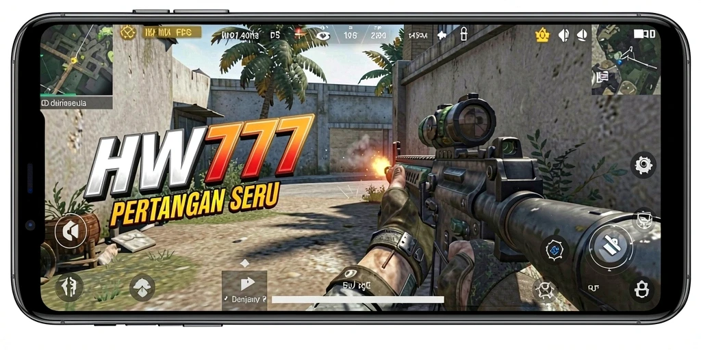 Gameplay seru di HW777 dengan aksi tembak-menembak yang mendebarkan.