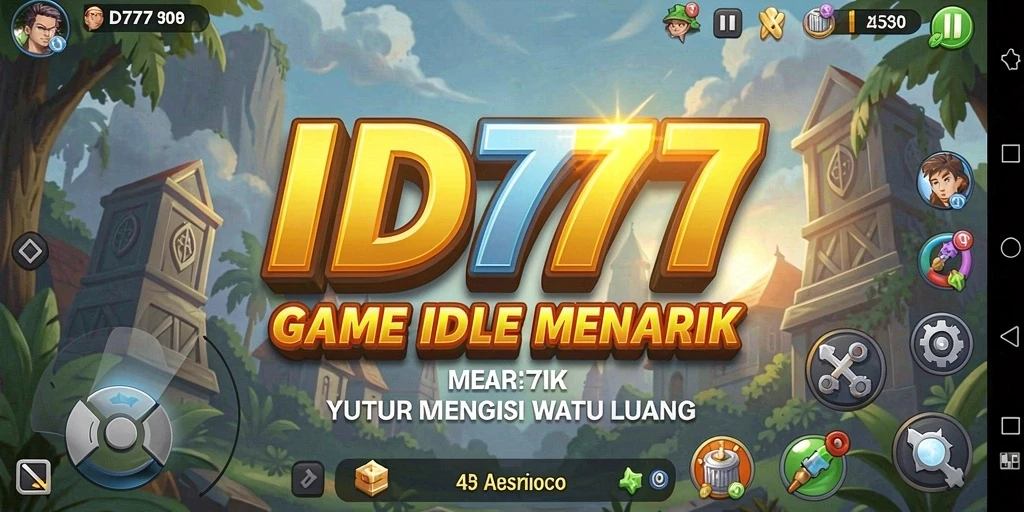 Tampilan gameplay utama dari ID777 yang menarik dan interaktif.