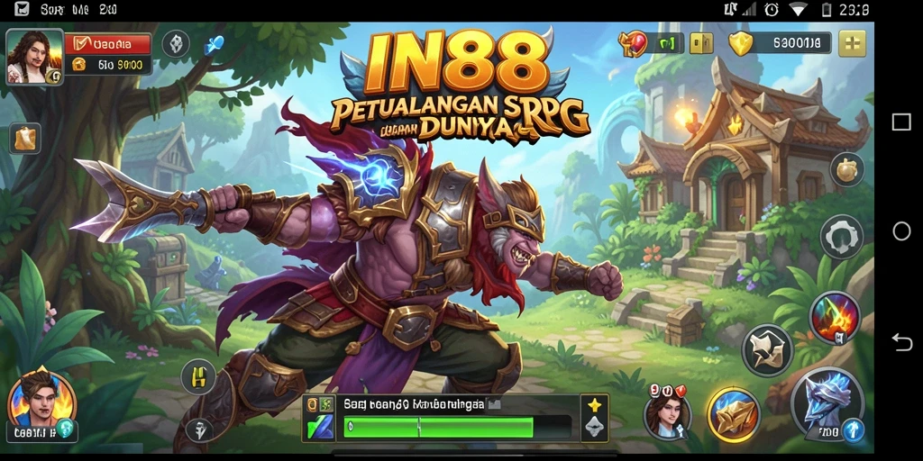 Tampilan gameplay <strong>IN88</strong> yang menarik dan penuh aksi RPG.