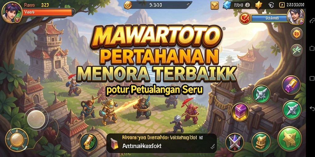Gameplay seru dari MAWARTOTO di Tower Defense.