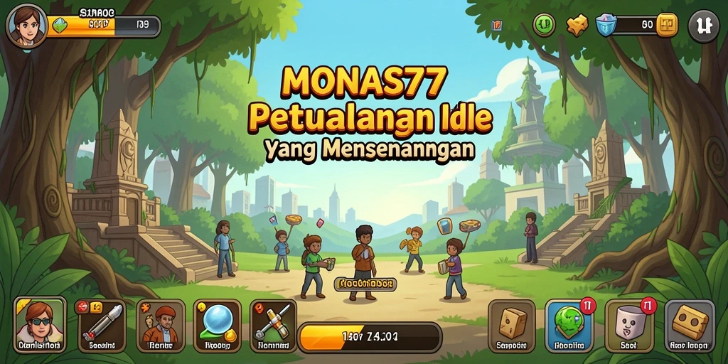 Tampilan gameplay MONAS77 yang memikat di dunia Idle.