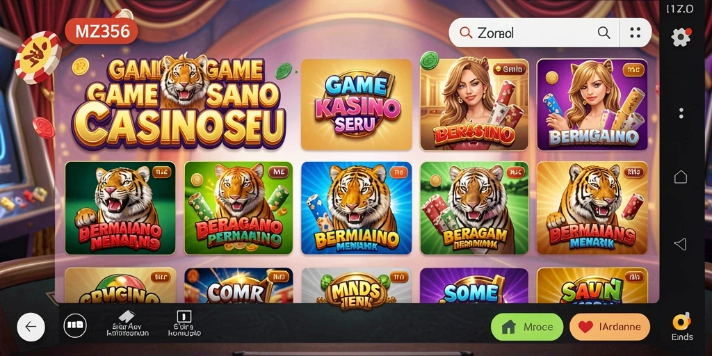 Tampilan menarik dari gameplay MZ356 yang memikat pemain.