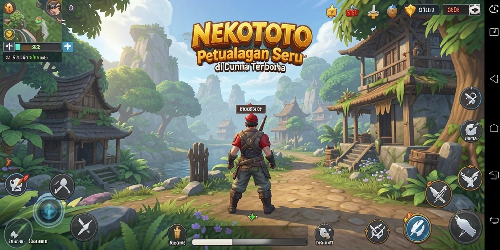 Tampilan gameplay <strong>NEKOTOTO</strong> yang imersif dan penuh petualangan.