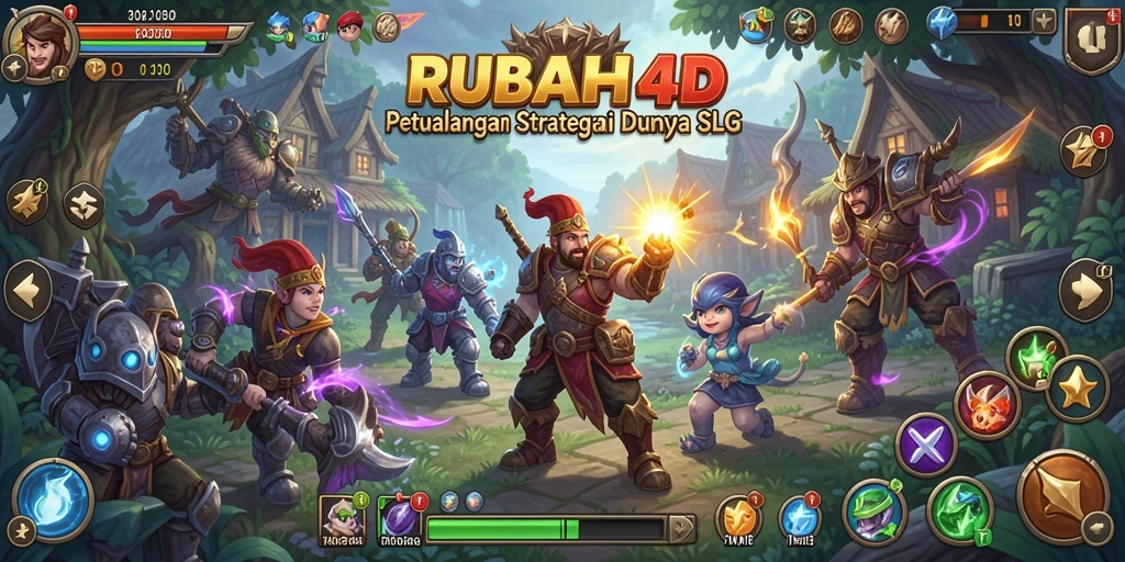 Screenshot utama RUBAH4D menampilkan aksi pertempuran strategis yang mendebarkan.