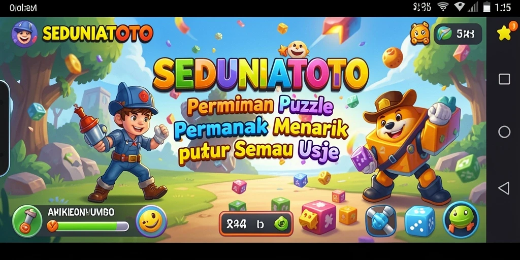 Tampilan gameplay SEDUNIATOTO yang menantang dan seru.