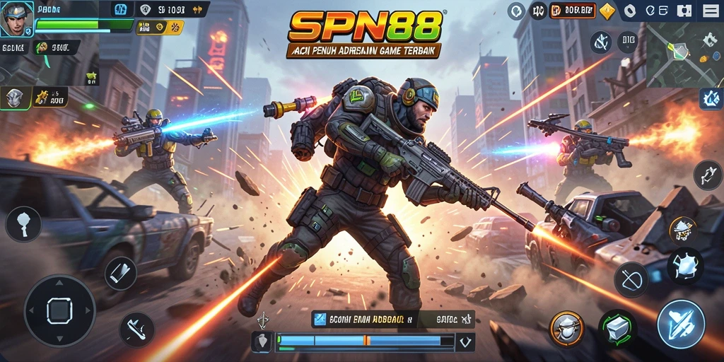 Gameplay seru dan mendebarkan dalam SPN88, penuh aksi.