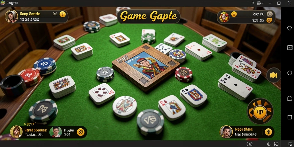 Gameplay menarik saat bermain Gaple di V87.